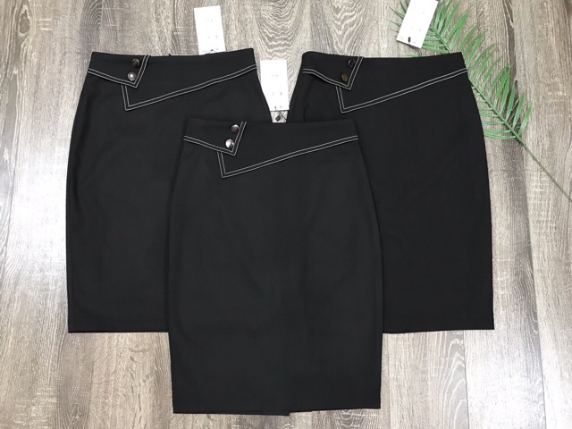 [FREE SHIP - ẢNH THẬT] Chân váy bút chì cao cấp vạt che khuyết điểm | BigBuy360 - bigbuy360.vn