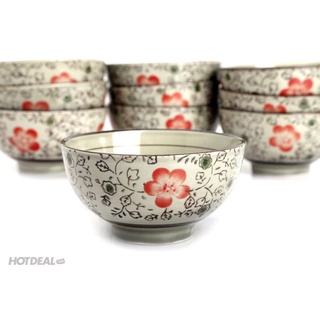 Bộ 10 chén sứ hoa văn cao cấp