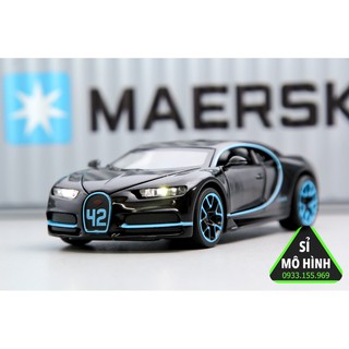 Mô hình xe Bugatti Chiron 1:32 Đen