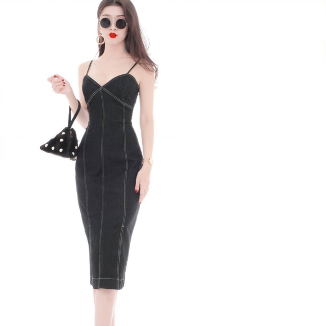 Váy jean hàng thiết kế của laking house new mua 580k