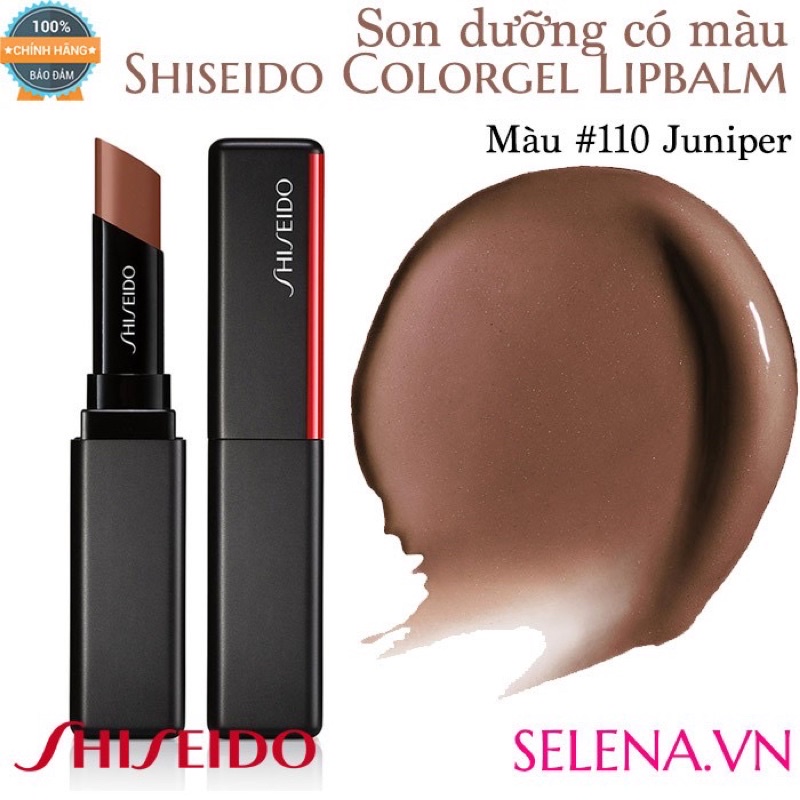 Son dưỡng có màu Colorgel Lipbalm Shi.sei.do màu 110 Juniper nâu tây