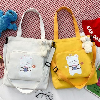 Túi tote - GẤU UỐNG SỮA