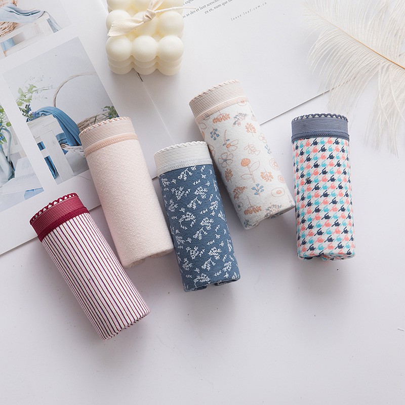 Quần lót nữ cotton cao cấp in hoạ tiết siêu đẹp QL60 | BigBuy360 - bigbuy360.vn