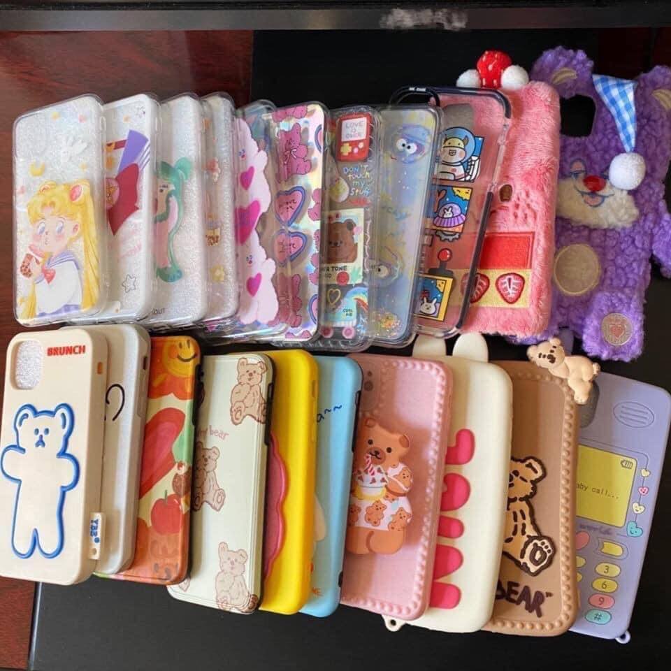 Set 10 Ốp Điện Thoại Iphone Màu Ngẫu Nhiên