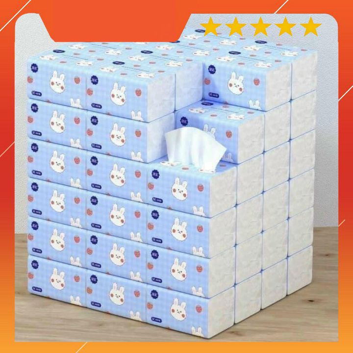 Thùng 40 bịch giấy ăn hình thỏ xinh xắn⚡️𝐅𝐑𝐄𝐄 𝐒𝐇𝐈𝐏⚡️ siêu dai, siêu mềm mịn - Nội địa trung