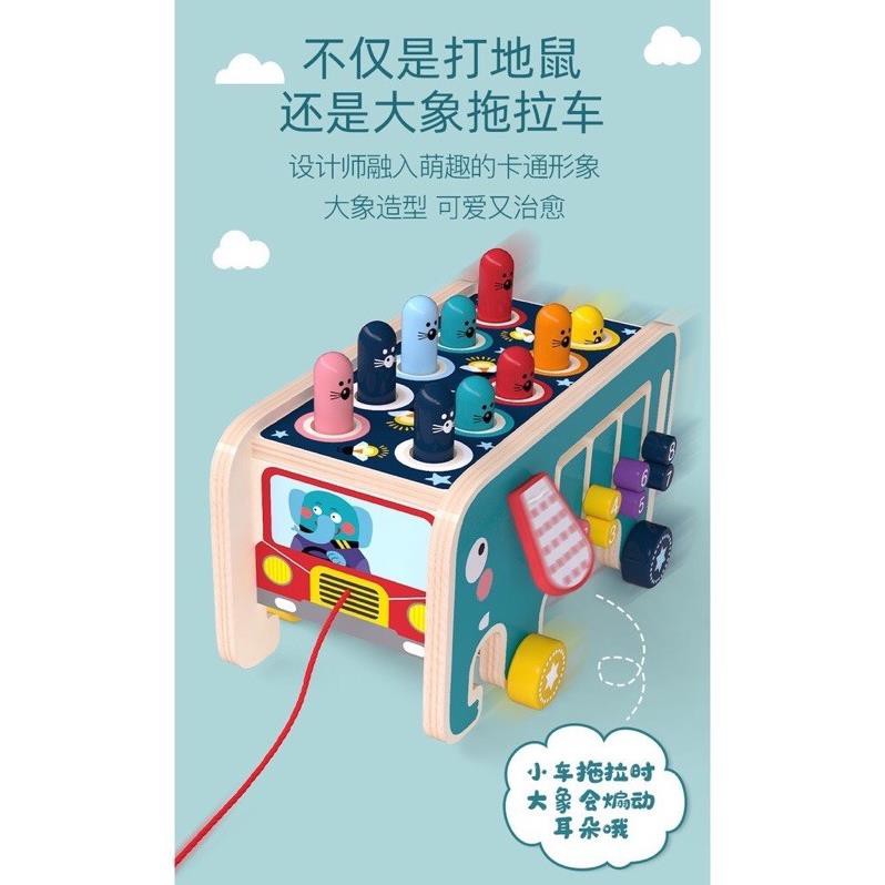 [Sẵn Hàng Giao Ngay] BỘ ĐỒ CHƠI GỖ HÌNH THÚ ĐẬP CHUỘT THÔNG MINH.