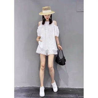 SET Ren Trắng Rớt Vai đi biển