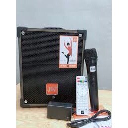 Loa kéo KARAOKE JBZ NE-108-Bass 2 tấc(20cm)CS-250W+1 Micro Không Dây+Remto+1 adapter sạc+dây tín hiệu tivi