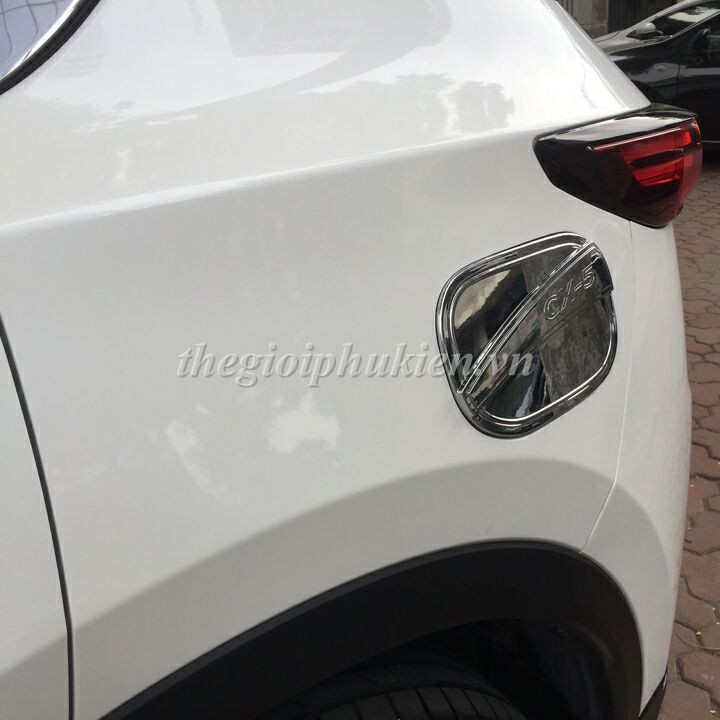 Ốp nắp bình xăng Mazda CX-5, CX5 2018 -2022 mạ Crom( hàng chất )