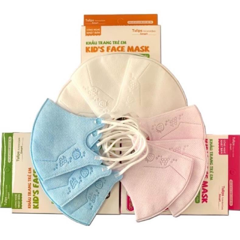 Khẩu trang em bé kids face mask hộp 10 cái (cho bé từ 6 tháng trở lên)