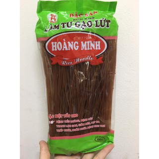 Bún gạo lứt khô Hoàng Minh eatclean gạo lứt 250gr 500gr