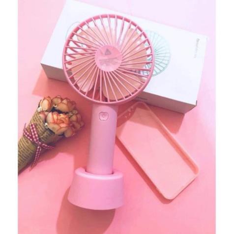 Quạt Mini Cầm Tay Tích Điện 4 Cánh Pin Sạc 1 Lần Dùng Cả Ngày 💥 SIÊU HOT 💥 | BigBuy360 - bigbuy360.vn