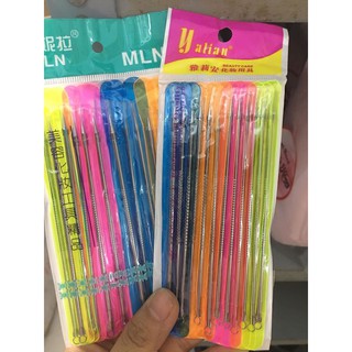 Que nặn mụn đầu đen vỉ 12 cái (Que nặn mụn trứng cá)