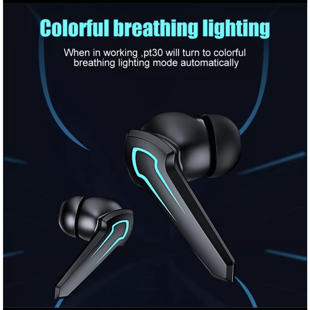 Tai Nghe Gaming Bluetooth P30. Tai nghe không dây độ trễ thấp. Âm thanh HIFI sống động. Micro đàm thoại rõ ràng. 4EMILY