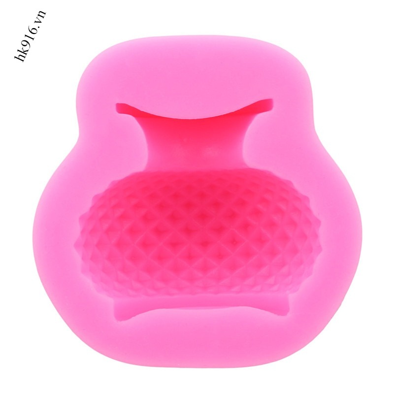 Khuôn Silicone Làm Bánh/Xà Phòng Hình Lọ Hoa 3D Dễ Thương hk916.vn