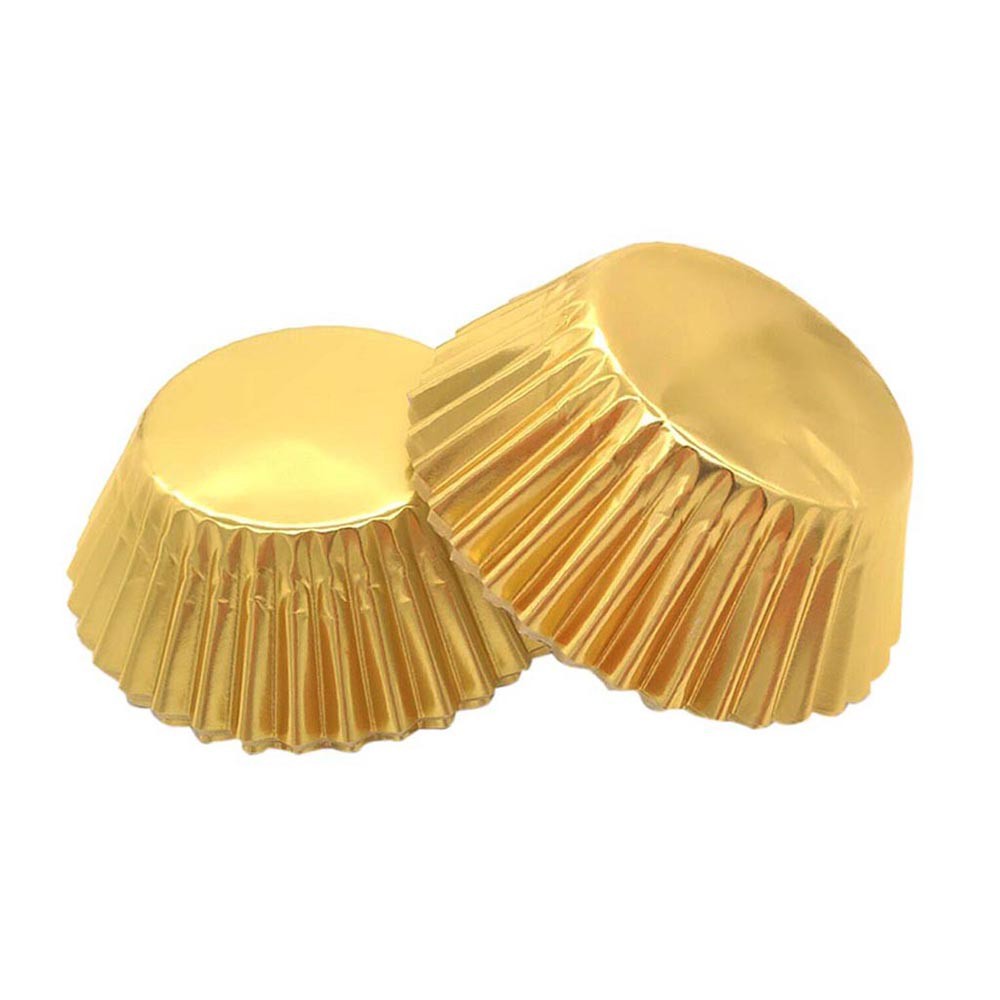 Cốc Lá Nhôm In Chữ Trang Trí Bánh Cupcake|Giấy Gói Kẹo Nhiều Màu