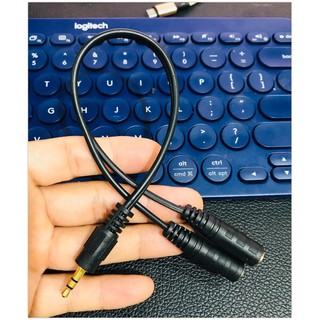 [Mã ELHACE giảm 4% đơn 300K] Jack Audio Chia 1 Thành 2 Cổng 3.5 - AUD353