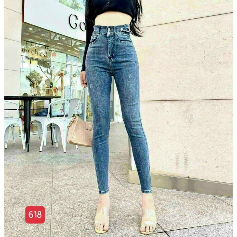.8 mẫu quần jean nữ 2 da lưng cao cao cấp 2020 chất lượng,đẹp y hình 100%.jean dày mát mịn.( ĐC ĐỔI TRẢ ) NGOC.