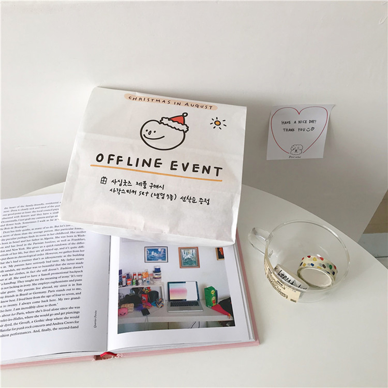 Set 3 Túi Giấy Đựng Quà Giáng Sinh Dễ Thương Độc Đáo