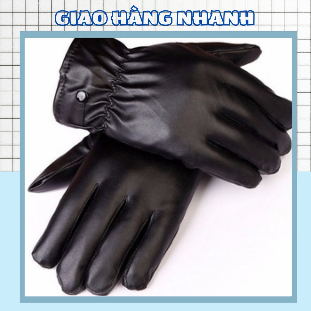 Găng tay da cảm ứng cho nữ- mẫu trơn giao hàng nhanh 88
