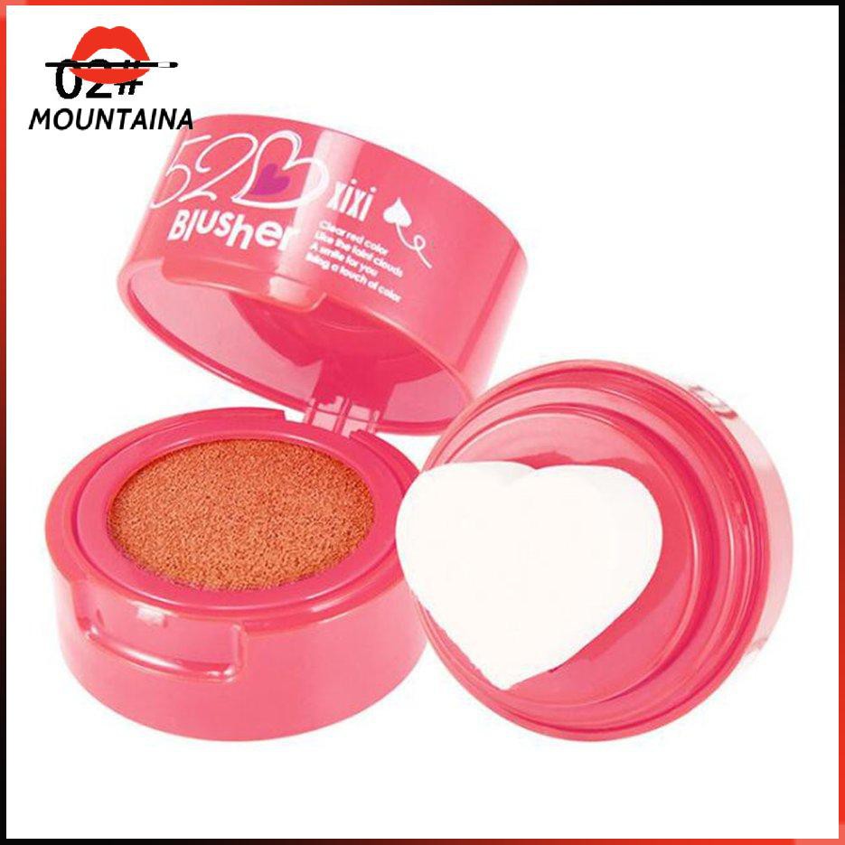 Phấn Má Hồng Air Cushion Trang Điểm Lâu Trôi Và Giữ Ẩm Với Thiết Kế Hình Trái Tim Dễ Thương Phấn Má Hồng Gốm Vitality Blush | BigBuy360 - bigbuy360.vn
