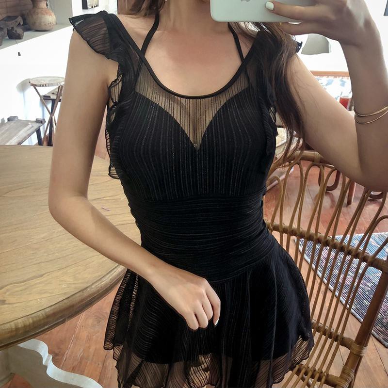 Bikini -Đồ Bơi 1 Mảnh Có Gọng Liền Thân Kín Đáo Dạng Váy | BigBuy360 - bigbuy360.vn