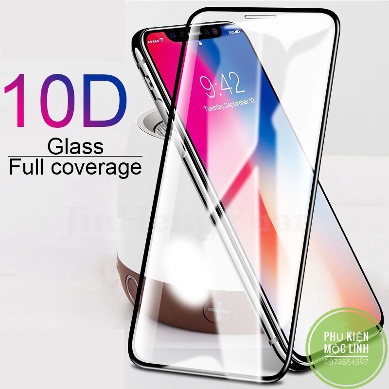 Kính cường lực Iphone full màn nguyên khối cho 11 Pro max/11/11pro/X/Xsmax/Xr/8plus/7plus/6plus/8/7/6 10D toàn màn hình