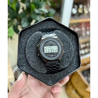 Đồng hồ CASIO Nam chính hãng Nhật Bản, đồng hồ nam điện tử dây kim loại, mặt tròn, BH 24 tháng, hàng loại 1 mã A8
