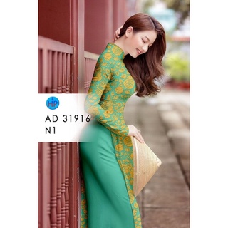 Vải áo dài hoa hồng