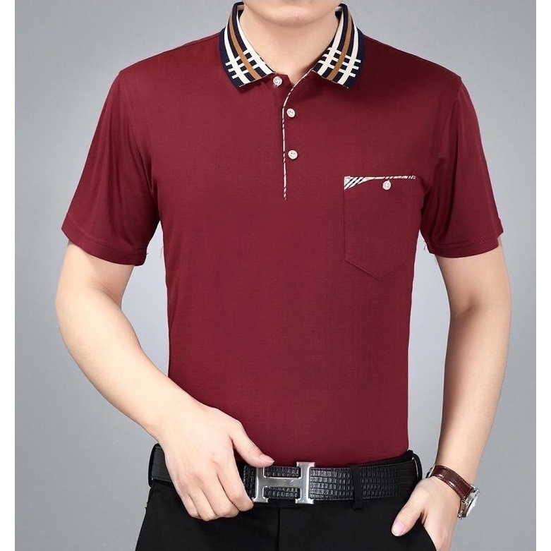 Áo thun nam polo phối túi sang trọng và phong độ, lên dáng cực đẹp cực sang