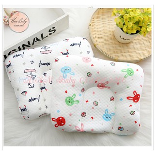 Gối cotton chống bẹp đầu cho bé
