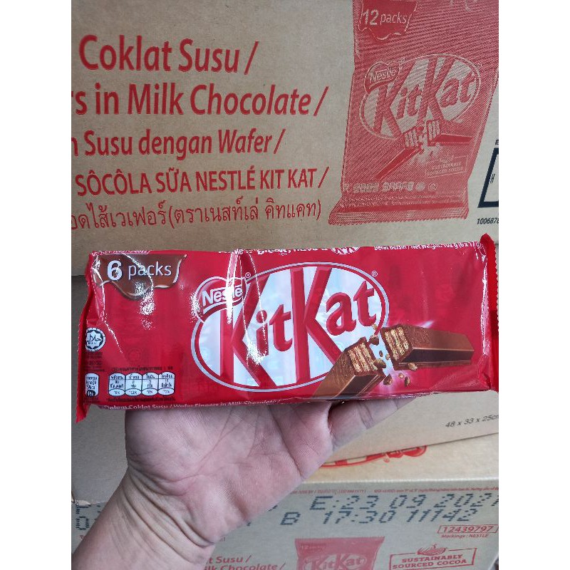 Kitkat Socola Gói 6 Thanh 102G