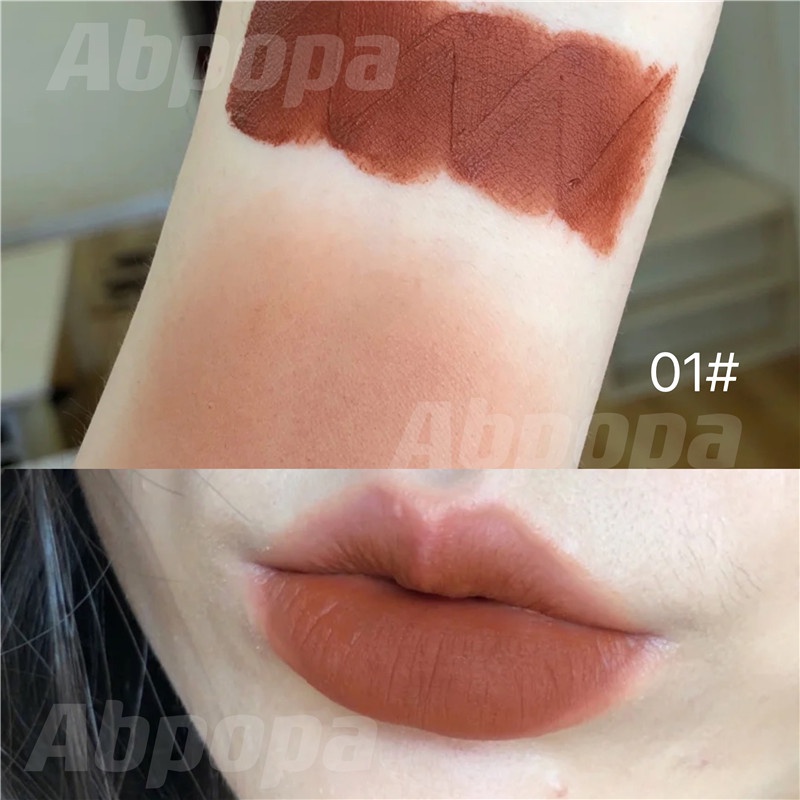 Abpopa CVZ® Son Kem Lì Mềm Mịn Tự Nhiên Dưỡng Ẩm Lâu Trôi