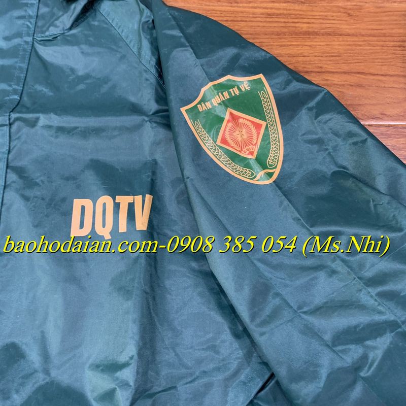 Áo mưa bộ QDTV dày dặn chống thấm nước- Hình thật