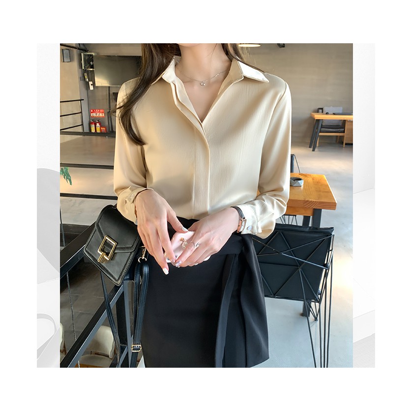 ( HÀNG SẴN) Áo Sơ Mi Nữ Công Sở Thanh Lịch SM57 - Hàng Quảng Châu Cao Cấp