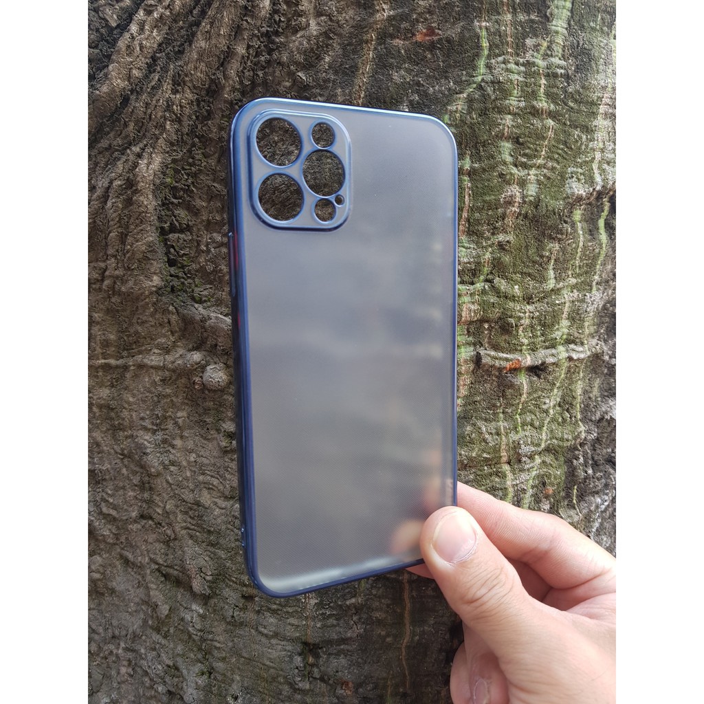 Ốp iphone 13 -Ốp lưng nhám viền mầu cho Iphone 11 đến 13 promax Sulada cao cấp