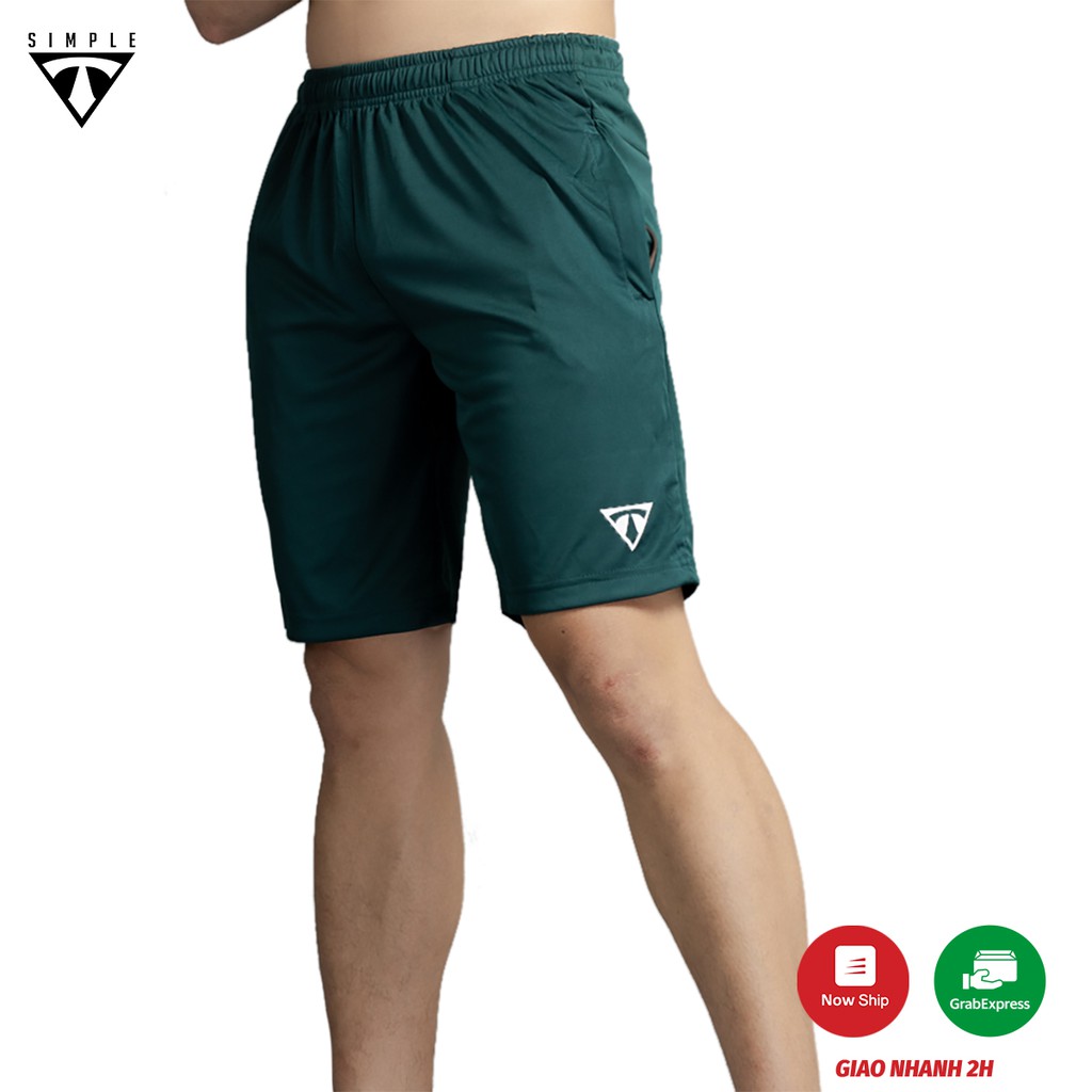 Quần Thể Thao Nam TSIMPLE tập gym vải thun lạnh thoáng mát, co giãn, chuẩn form màu Đen | BigBuy360 - bigbuy360.vn