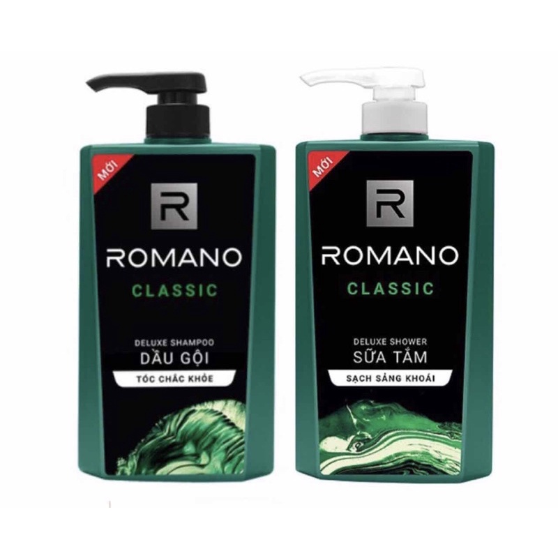 Combo Gội romano + tắm romano 650g