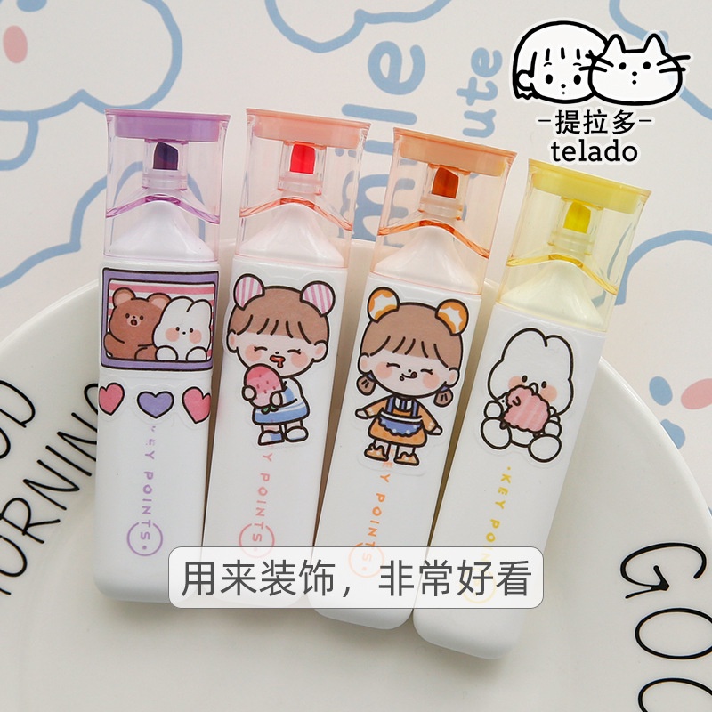 Hộp 100 miếng dán trang trí hình kem cocoa DIY đáng yêu tiện lợi