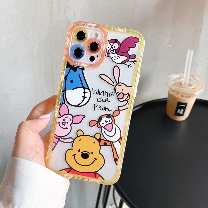 Ốp Điện Thoại Silicon TPU Mềm Chống Rơi Hình Hoạt Hình Disney Cho iPhone 12 Pro 11 Pro XS Max X XR 7 8 Plus