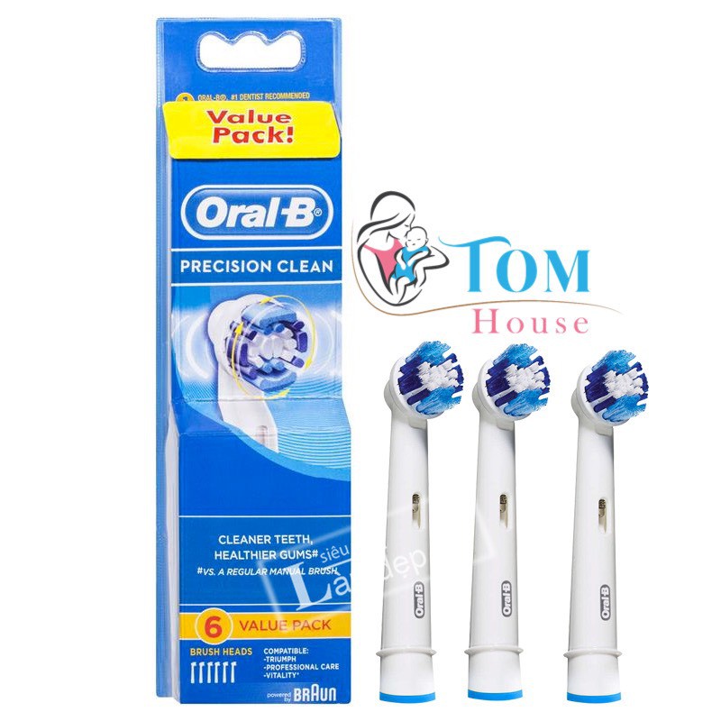 Đầu bàn chải thay thế bàn chải điện oral B Braun ( precision)