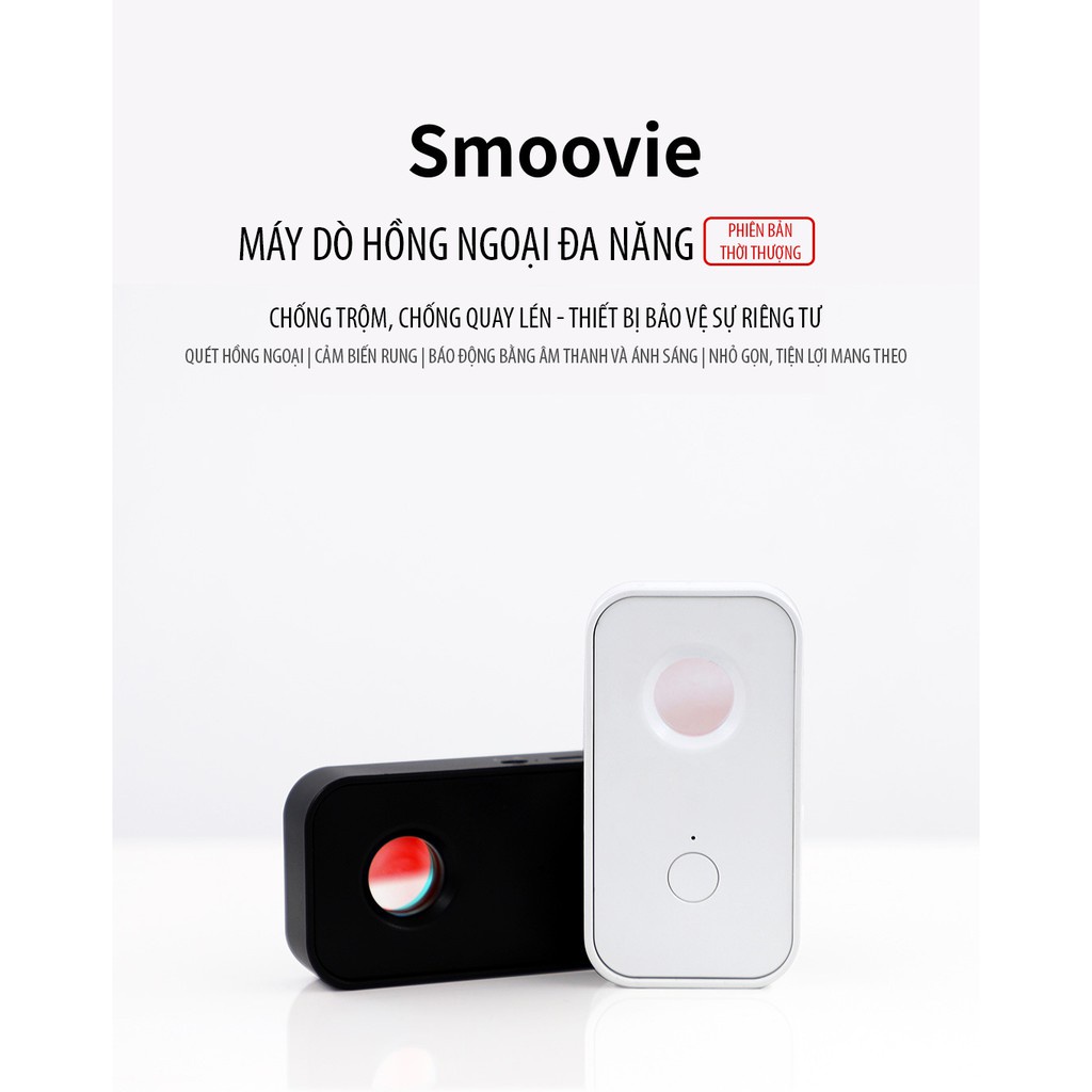 Máy Cảm Biến Xiaomi Đa Năng Hồng Ngoại Cảnh Báo Camera Giấu Kín Và Chống Trộm Thiết Kế Mini Tiện Dụng Trong Khách Sạn