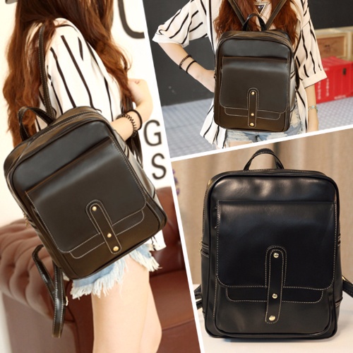 Ba Lô Da PU Phong Cách Hàn Quốc Năng Động Trẻ Trung Dành Cho Nữ