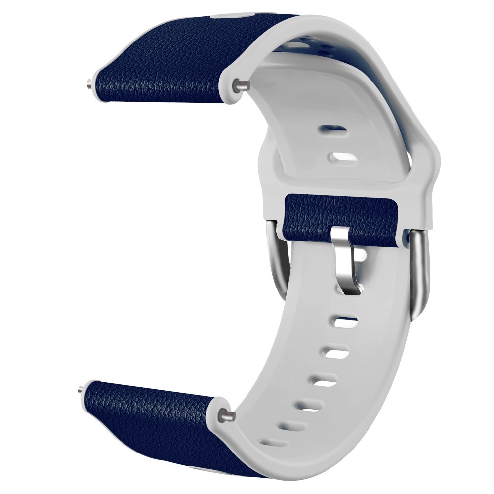 Dây đeo chất liệu da + silicone 22mm dành cho đồng hồ Xiaomi MI Watch S1 / S1 Active