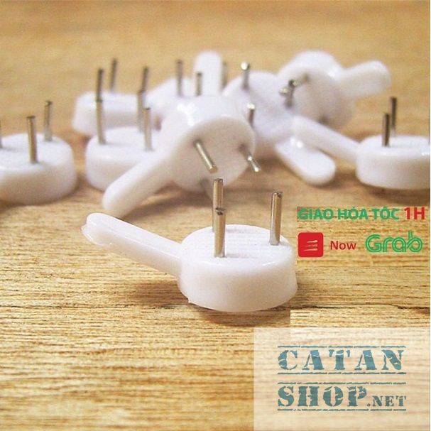 Combo 10 Đinh 3 Chân 4 Chân Treo Tường Tranh Ảnh Đa Năng, Treo Đồ - Móc Treo Đồ Không Cần Khoan