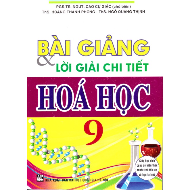 Sách - Bài giảng và lời giải chi tiết hóa học 9