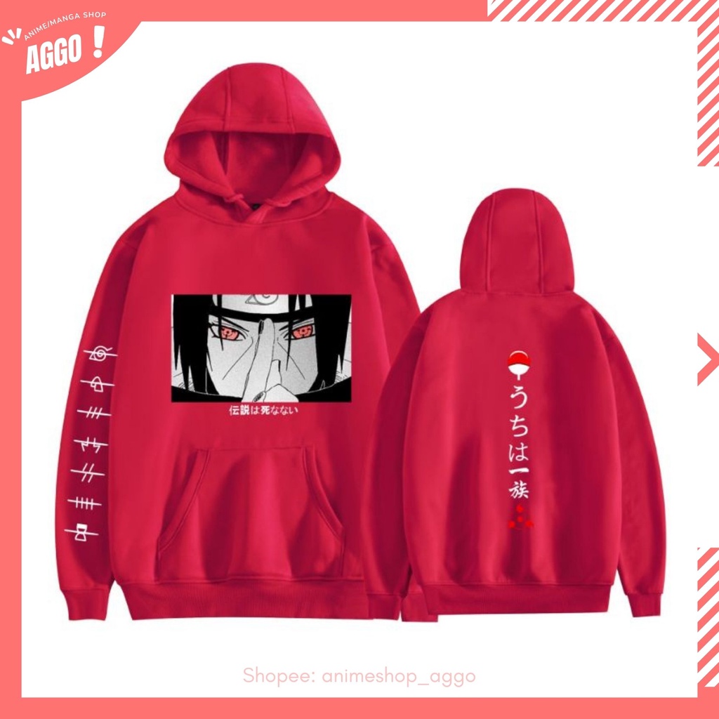 Áo Hoodie Dài Tay Naruto, Itachi Uchiha Nam Nữ Đủ Size