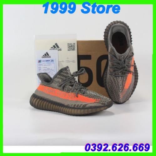 Giày  YZ 350  XÁM CAM. full box.nam nữ