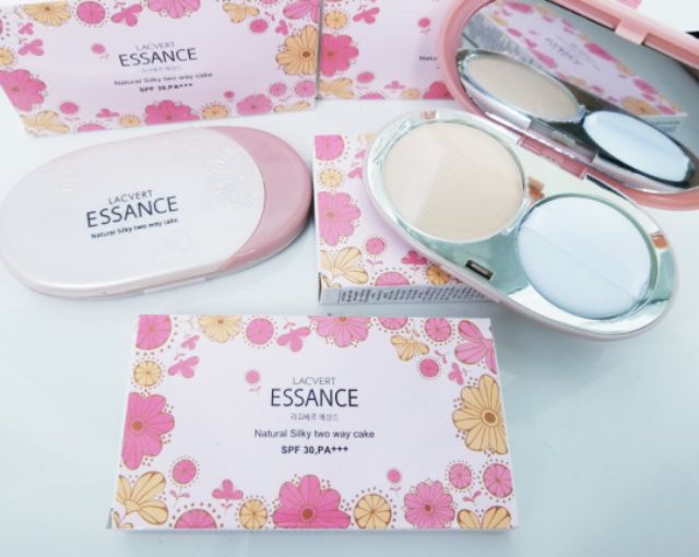 🌸🌸Phấn nền trang điểm siêu mịn tự nhiên ESANCE Natural Silky Two Way Cake SPF 30/PA+++ | BigBuy360 - bigbuy360.vn