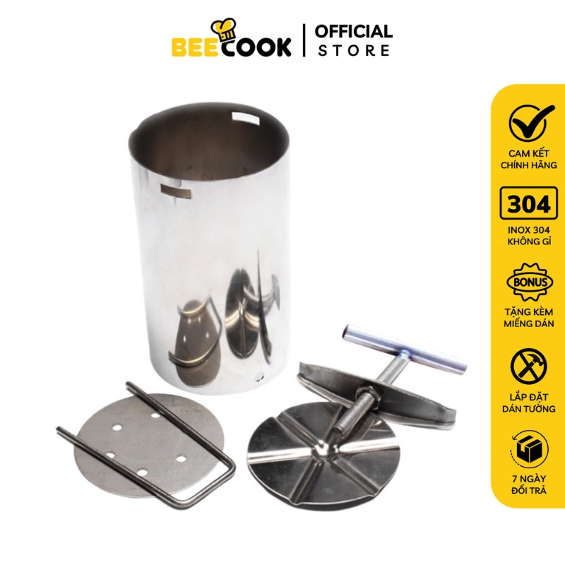 Khuôn Làm Giò Chả BEECOOK Inox Loại 1kg, 2kg